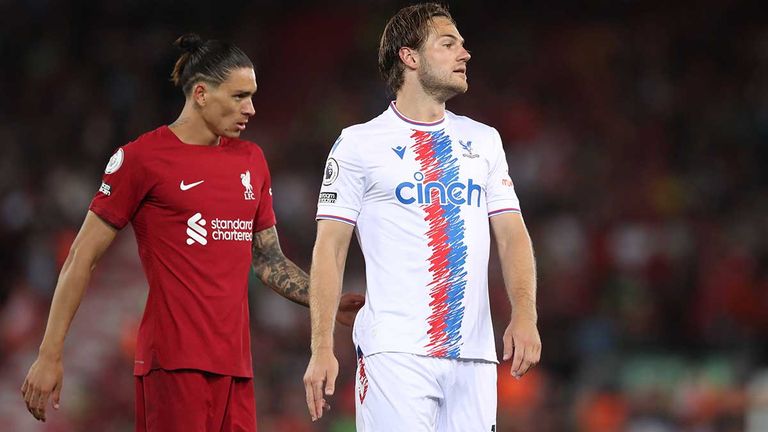 Nach roter Karte gegen Liverpool-Star Darwin Nunez: Joachim Andersen veröffentlicht Hassnachrichten, die er auf Instagram erhalten hat.