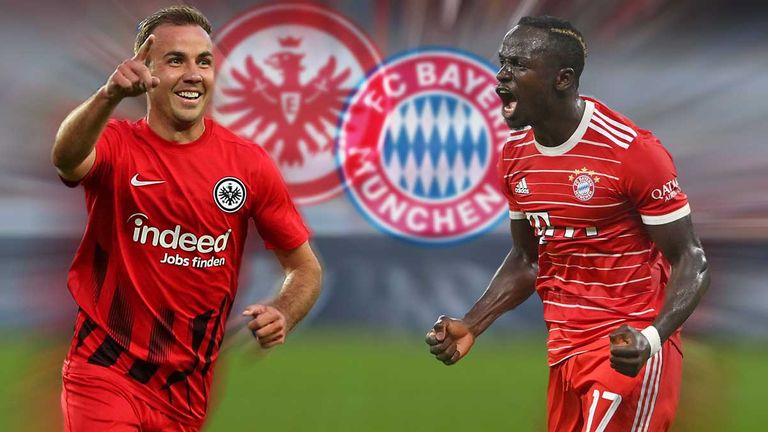 Eintracht Frankfurt und der FC Bayern präsentieren mit Mario Götze und Sadio Mane ihren Fans zwei Neuzugänge.