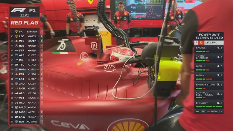 Darum erhält Charles Leclerc (Ferrari) eine Startplatzstrafe.