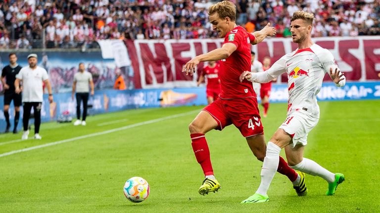 Timo Werner und RB Leipzig kommen gegen Köln nicht über ein Remis hinaus.