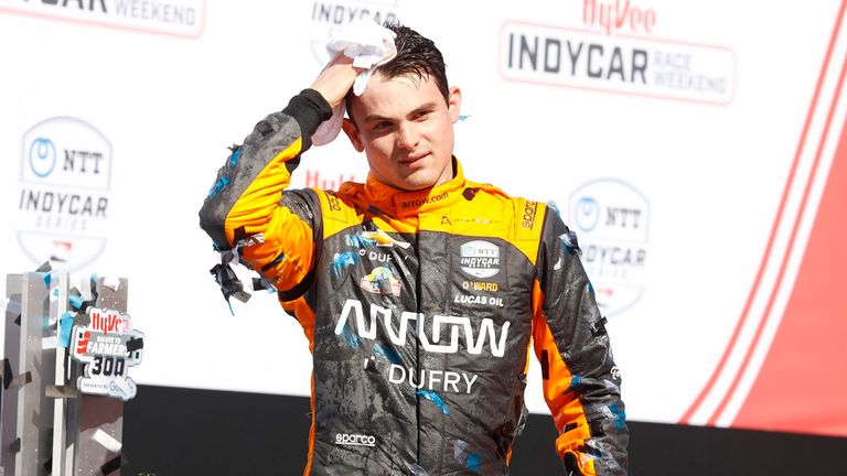 McLaren: Patricio O'Ward (MEX/23 Jahre, IndyCar/Arrow McLaren)