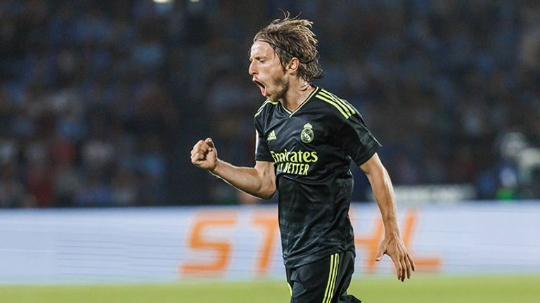 Luka Modric trifft bei Reals Sieg gegen Celta Vigo.