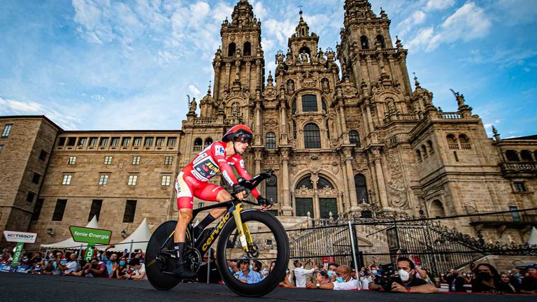 Primoz Roglic gehört bei der 77. Vuelta a Espana zu den Favoriten