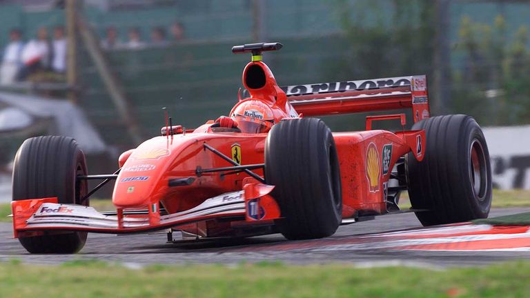 PLATZ 9: Michael Schumacher (Ferrari/2001) - 58 Punkte Vorsprung auf David Coulthard