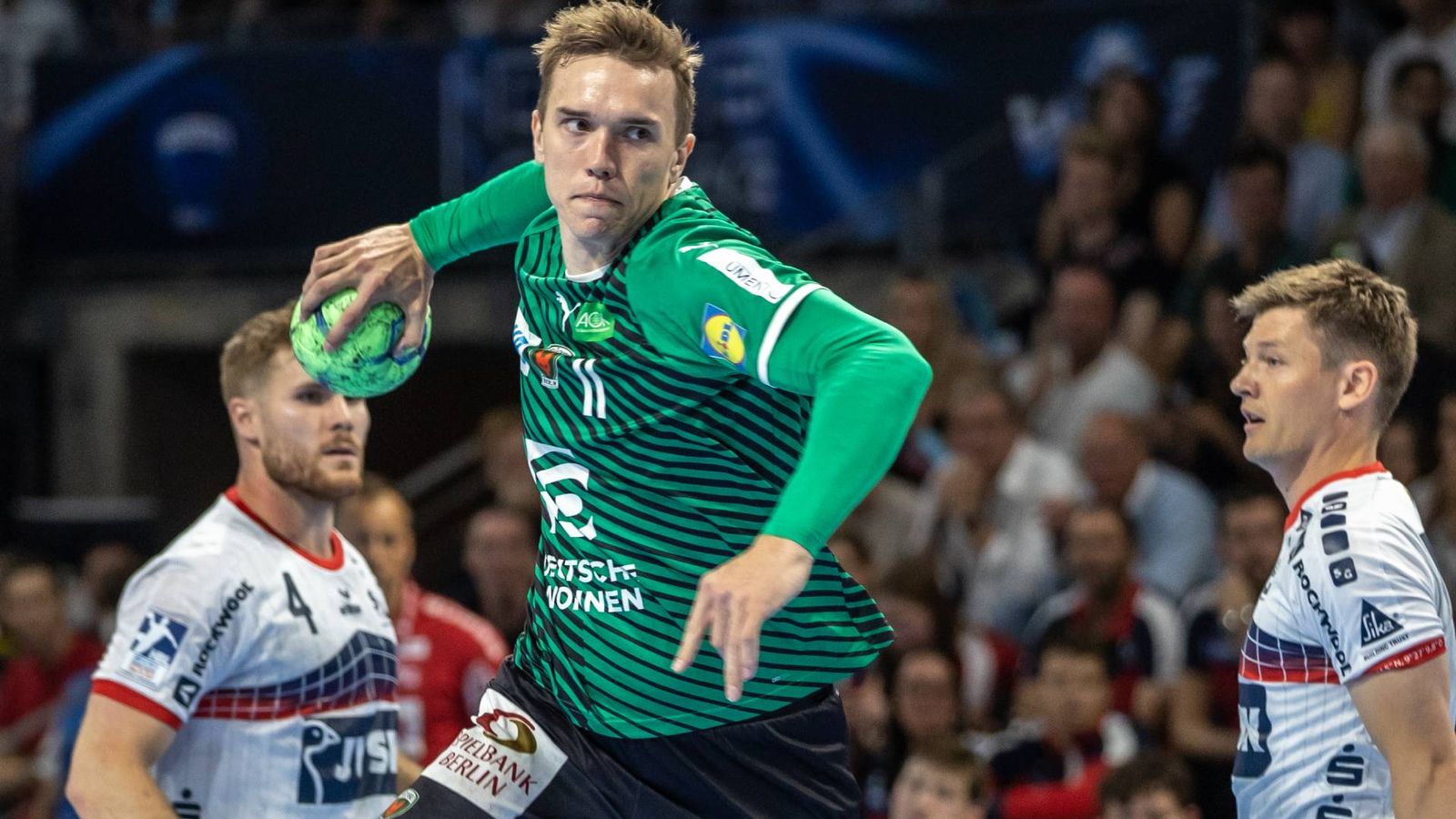 Handball DHBPokal SG FlensburgHandewitt gegen Füchse Berlin