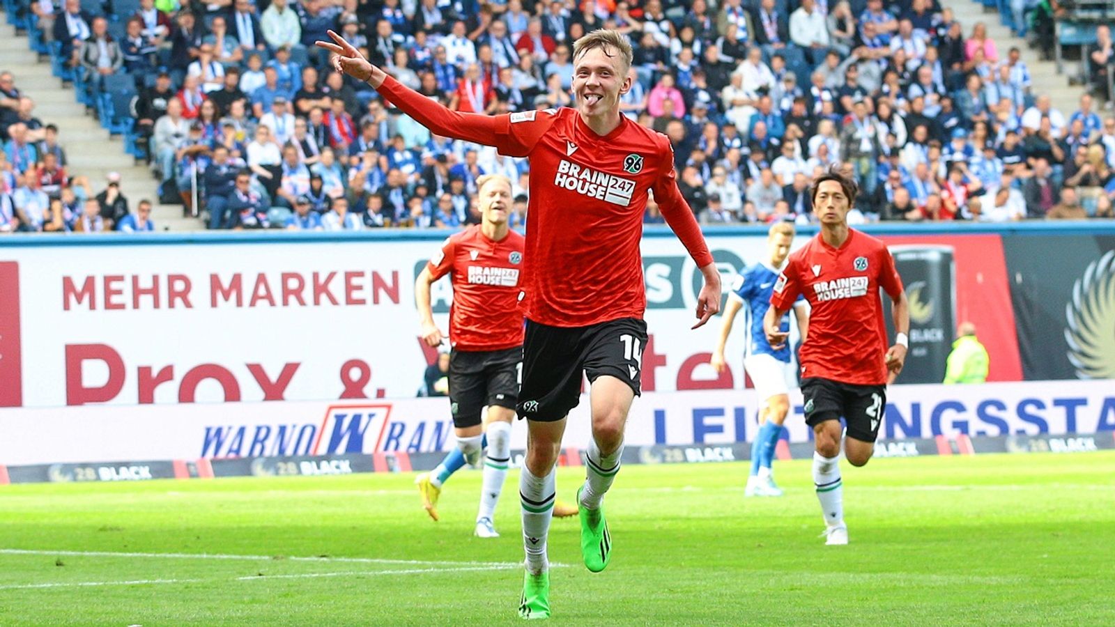 2. Bundesliga: Vierter Sieg in Serie: Hannover setzt gegen Hansa Aufholjagd fort