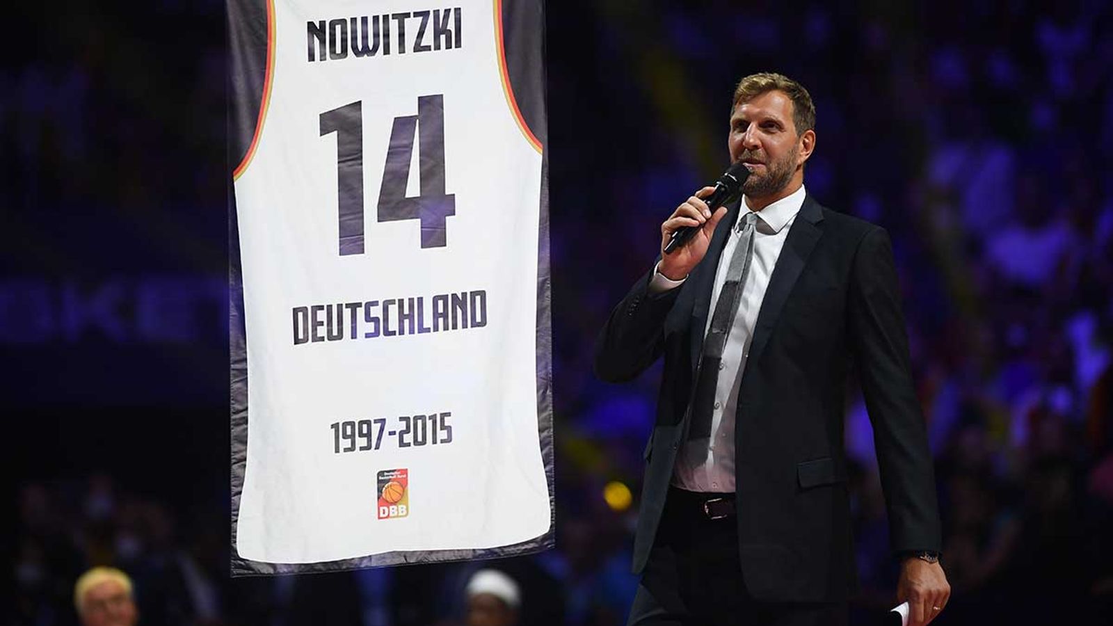 Movie Basketball Jersey Dirk Nowitzki #14 Deutschland Germany