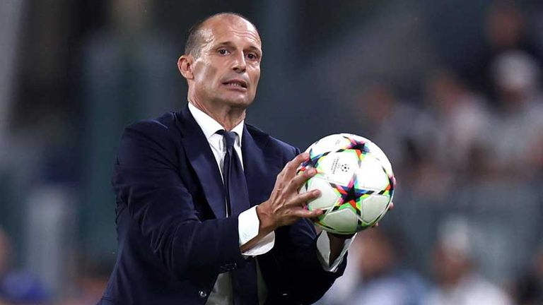 L'allenatore della Juventus Massimiliano Allegri era sotto pressione a inizio stagione.