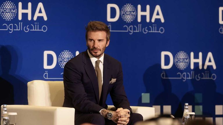 Kritik an David Beckham nach seinem Werbespot für Katar.