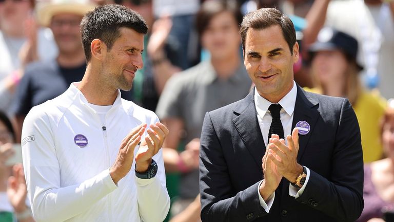 Novak Djokovic und Roger Federer verbindet eine lange sportliche Rivalität.