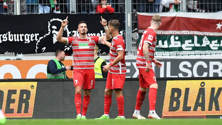 Mergim Berisha trifft zum 1:0 gegen den FC Bayern.
