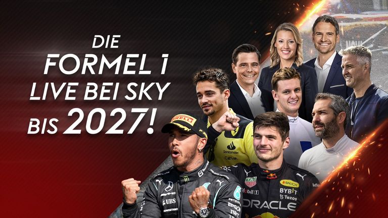 Die Formel 1 bleibt bis 2027 bei Sky.