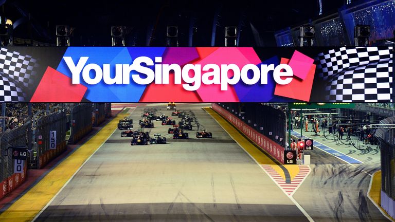 Zurück in Singapur: Nachdem die Rennen in den vergangenen zwei Jahren abgesagt wurden, ist der Asien-GP wieder zurück.