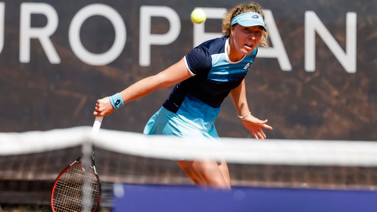 Anna-Lena Freidsam befindet sich beim WTA-Turnier in Portoroz auf der Erfolgsspur und steht im Halbfinale. 