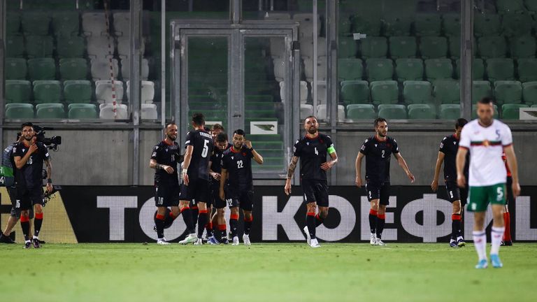 Aufsteiger: Georgien gewinnt mit 2:1 bei Gibraltar und steigt in Liga B auf (16 Punkte, Torverhältnis: 16:3)