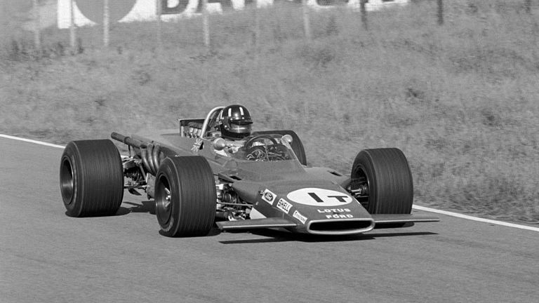 Großbritannien GP 1969: Graham Hill im Lotus 63.