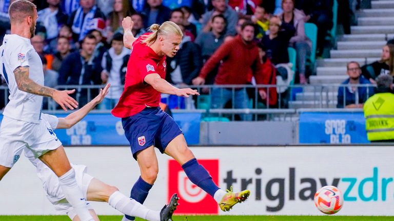 Trotz eines Tores von Erling Haaland musste Norwegen eine Niederlage einstecken.