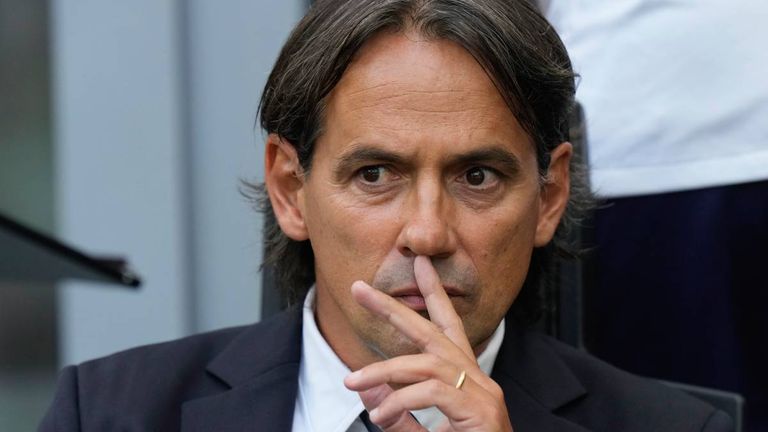 Inter-Coach Simone Inzaghi sieht das Bayern-Spiel als Chance.
