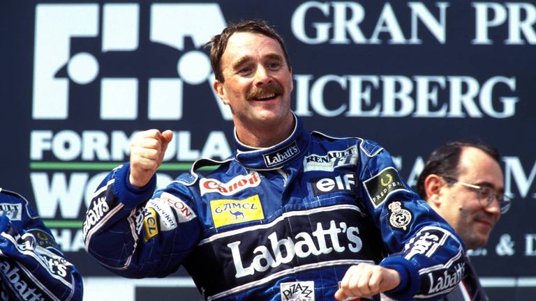 PLATZ 6: Nigel Mansell - 2.091 Runden. 