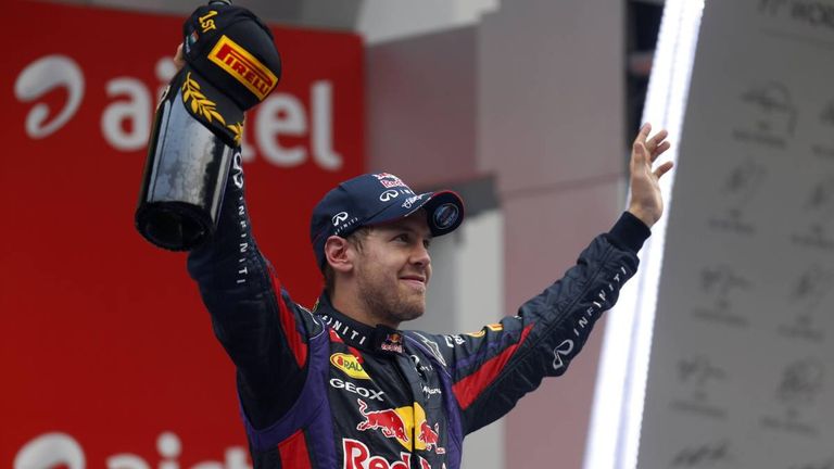 PLATZ 3: Sebastian Vettel - 3.499 Runden. 