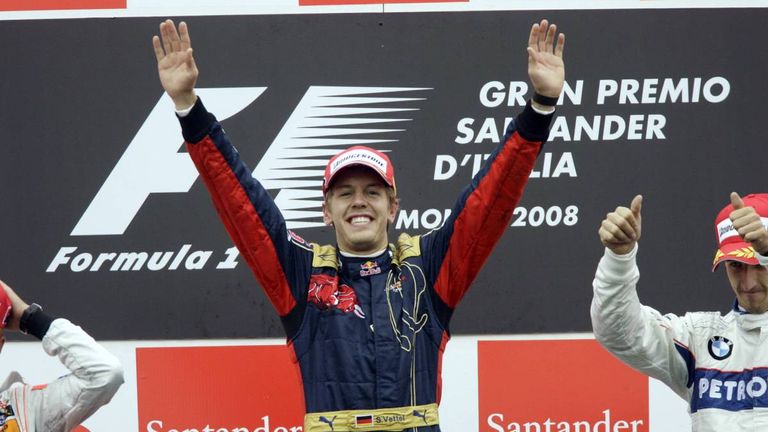Feierte 2008 in Monza seinen ersten Sieg: Sebastian Vettel verbindet mit dem Großen Preis von Italien besondere Erinnerungen 