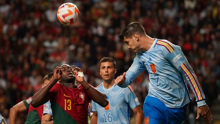 Alvaro Morata war gegen Portugal der Matchwinner.