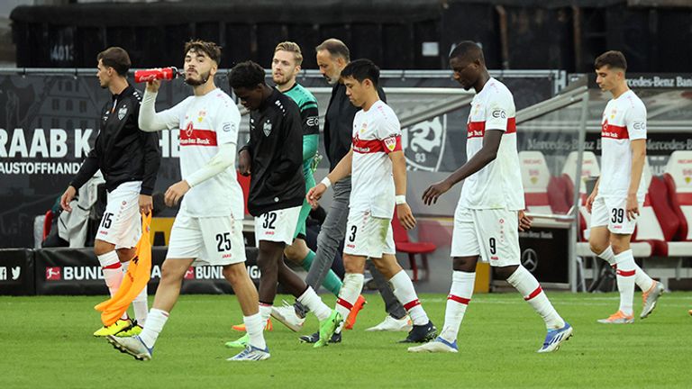 Bundesliga: VfB Stuttgart (5 Unentschieden, 2 Niederlagen - Tabellenplatz 16)