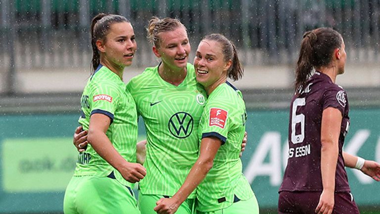 Der VfL Wolfsburg ist mit einem souveränen sieg in die Mission Titelverteidigung gestartet.