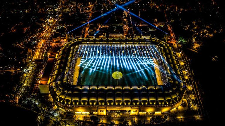 Das neue Stadion von AEK Athen ist fertiggestellt: Hagia Sophia.