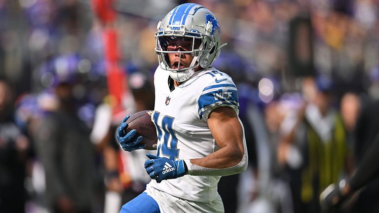 Amon-Ra St. Brown hat sich eine Gehirnerschütterung zugezogen.