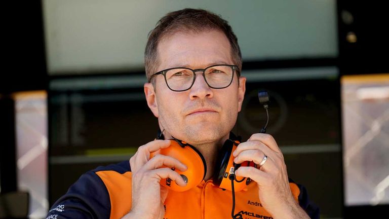 McLare-Teamchef Andreas Seidl fordert eine Strafe gegen Red Bull.