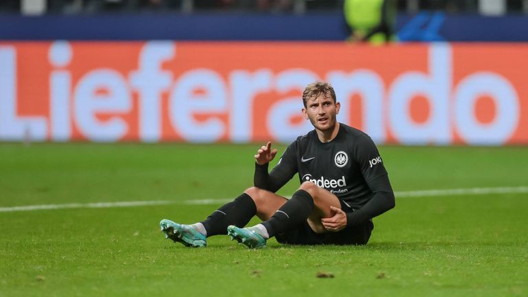 Christopher Lenz fällt bei Eintracht Frankfurt aus.