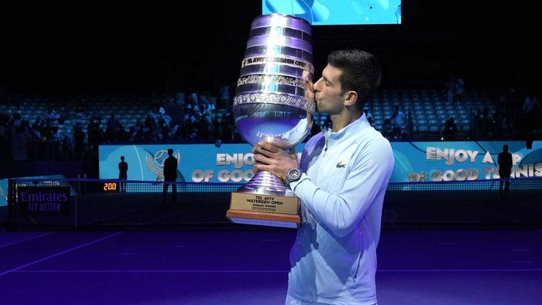 Novak Djokovic triumphiert in Tel Aviv.