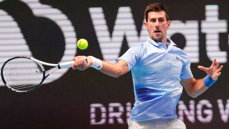 Novak Djokovic gibt sich in Astana keine Blöße.