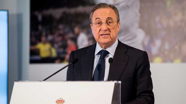 Real-Boss Florentino Perez ist einer der starken Befürworter der Pläne für die Super League.