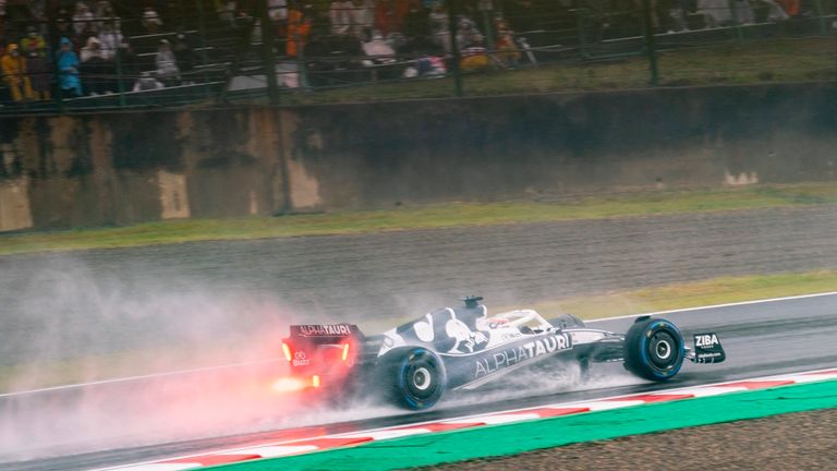 Pierre Gasly erlebte in Suzuka einen Schreckmoment.