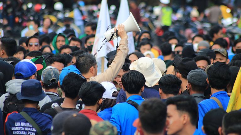 Nach einem Spiel in Indonesien kam es zu Ausschreitungen und einer Massenpanik (Symbolbild).
