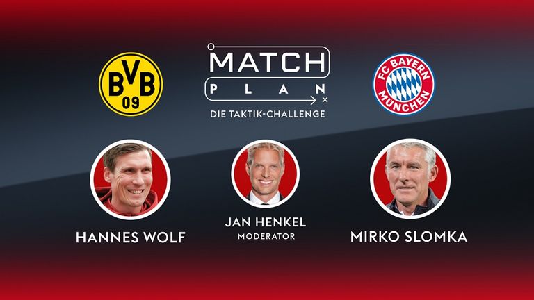 Matchplan - die Taktik-Challenge zum Bundesliga-Klassiker Borussia Dortmund vs. FC Bayern