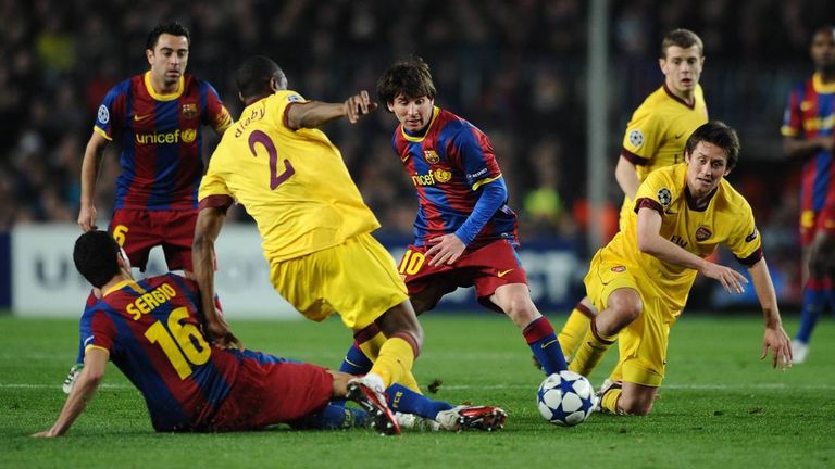 Lionel Messi (FC Barcelona) - für seinen Viererpack 2010 im Achtelfinale der Champions League gegen den FC Arsenal.