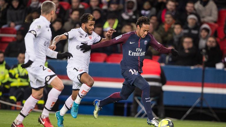 Neymar (Paris St. Germain) - für seine sechs Scorerpunkte (vier Tore und zwei Vorlagen) 2018 gegen Dijon