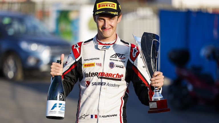 Theo Pourchaire ist aktuell Zweiter der Formel-2-Meisterschaft.