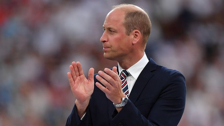 Prinz William hat sich vor der WM mit England-Trainer Gareth Southgate getroffen.
