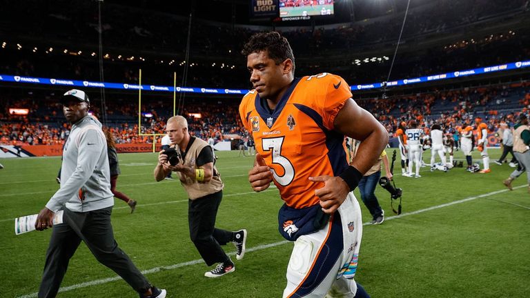 Denver-Quarterback Russell Wilson hat mit den Broncos die schlechteste Ausbeute in der Red Zone seit fünf Jahren