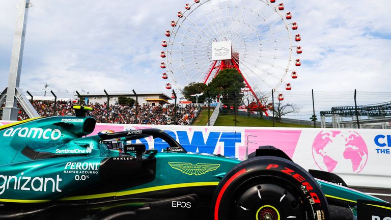 Für Sebastian Vettel (Aston Martin) ist die Strecke in Suzuka etwas ganz Besonderes.