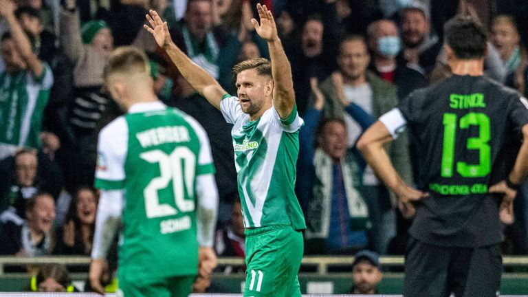 Niklas Füllkrug erzielt zwei Tore und legt eine Vorlage im Spiel gegen Borussia Mönchengladbach auf