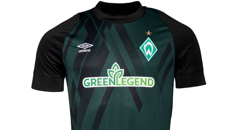 Werder Bremen hat sein neues Ausweichtrikot für die Saison 2022/23 vorgestellt. (Quelle: Werder Bremen Fanshop)