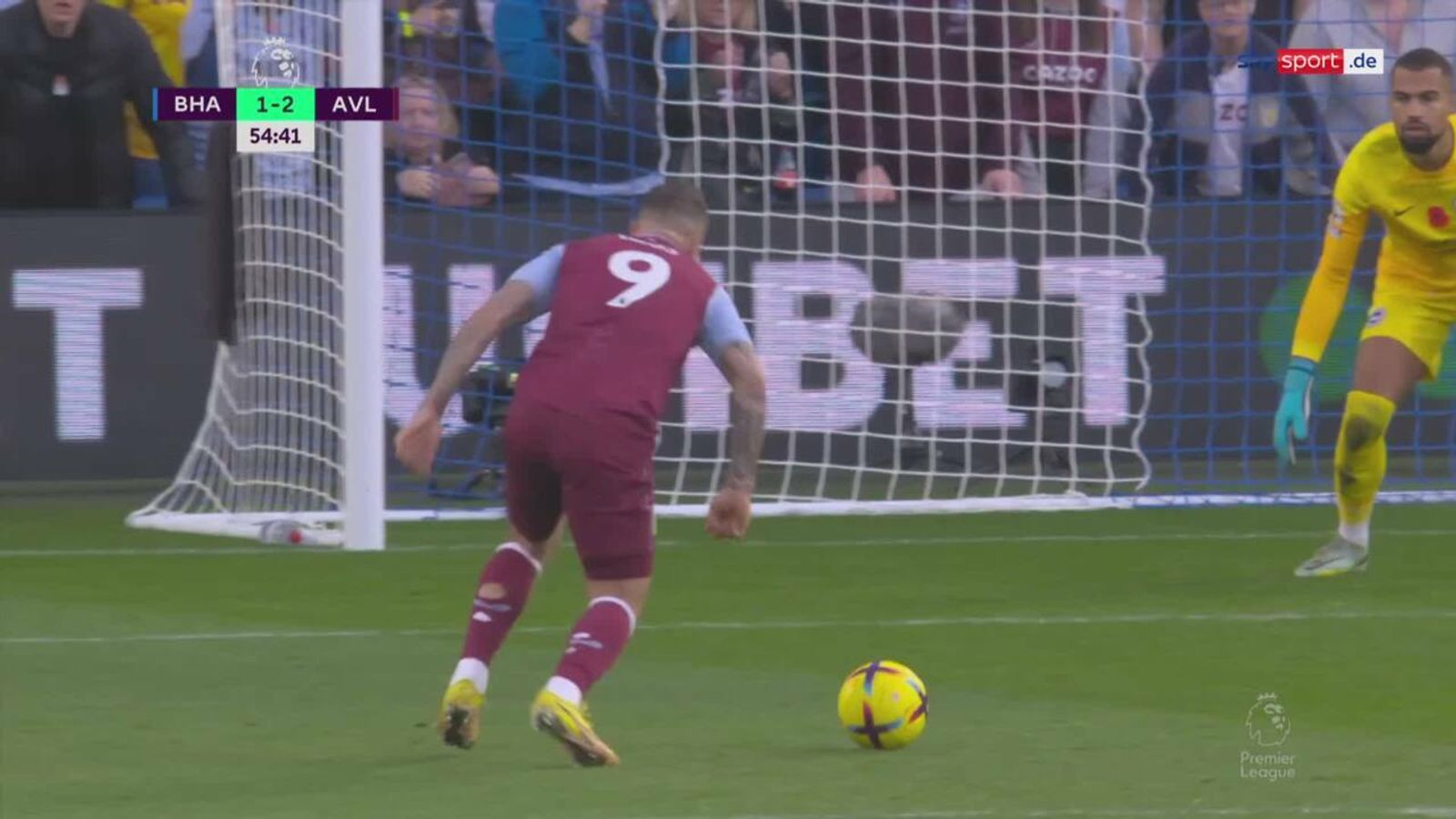 Premier League Aston Villa gewinnt bei Brighton & Hove Albion Fußball News Sky Sport