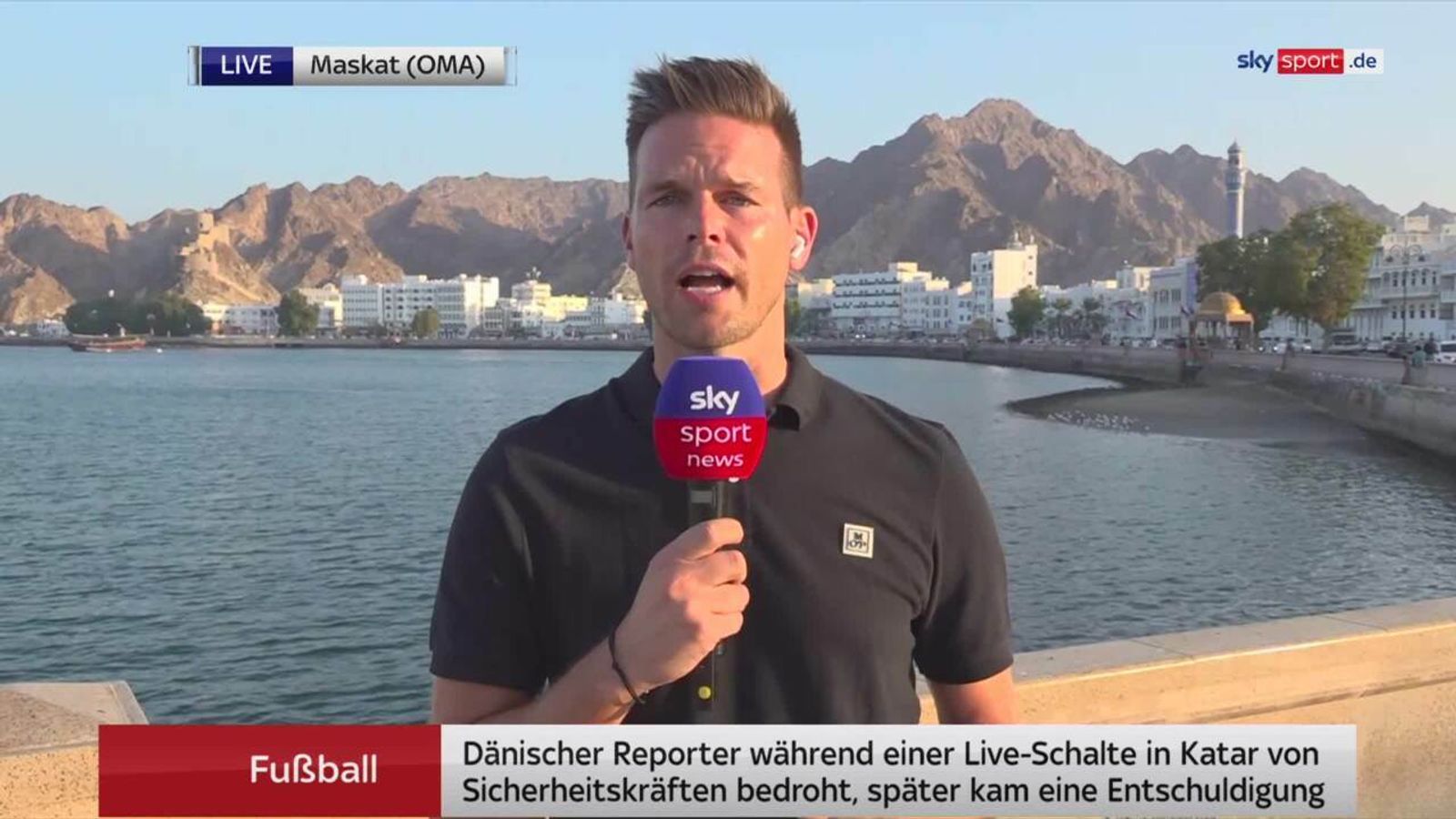 WM 2022 Sky Reporter Marc Behrenbeck ordnet Journalisten-Vorfall in Katar ein Fußball News Sky Sport