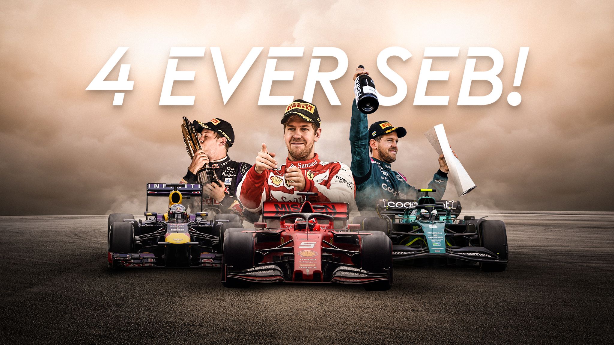 Formel 1 Die große Abschieds-Show für Sebastian Vettel