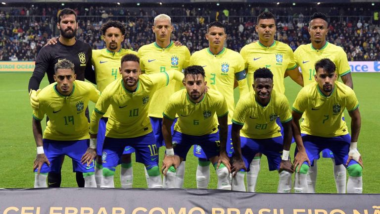 PLATZ 3: Brasilien- Kaderwert: 1,192 Milliarden Euro | Wertvollster Spieler: Vinicius junior - 136,8 Millionen Euro